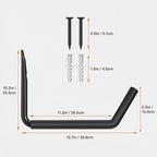 niffgaff Heavy Duty Garage Storage Hooks - 120 LB Capacity Wall Mounted Rack for Kayaks, Ladders, and Bikes - Image 4