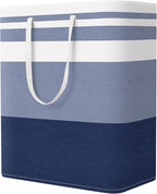 StorageRight Laundry Basket Hamper, 125L Collapsible Clothes Storage, Blue by StorageRight