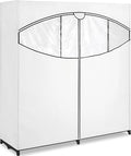 Whitmor 60-inch Extra-Wide Clothes Closet, 60” with White Cover by Whitmor