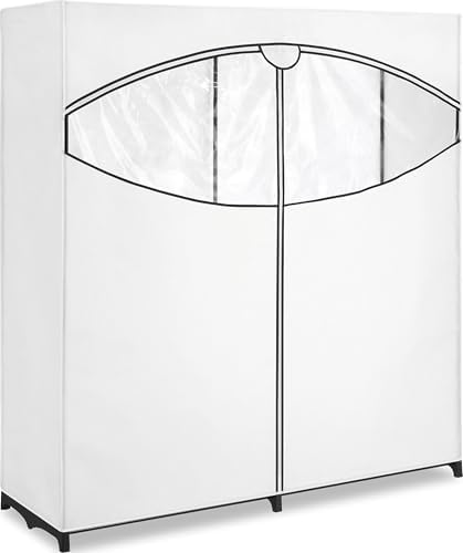 Whitmor 60-inch Extra-Wide Clothes Closet, 60” with White Cover by Whitmor
