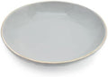 HANKOR 4.75" Ceramic Jewelry Tray, Small Ring Dish Holder Trinket Tray, Catch All Trays for Ring Earring Necklace Key, Christmas Gifts for Women Girls, Gray by HANKOR