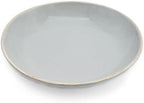 HANKOR 4.75" Ceramic Jewelry Tray, Small Ring Dish Holder Trinket Tray, Catch All Trays for Ring Earring Necklace Key, Christmas Gifts for Women Girls, Gray by HANKOR