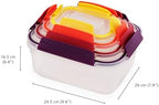 Joseph Joseph Nest Lock 16-piece Plastic BPA Free Food Storage Container Set with Lockable Airtight Leakproof Lids - Multicolor - Image 6