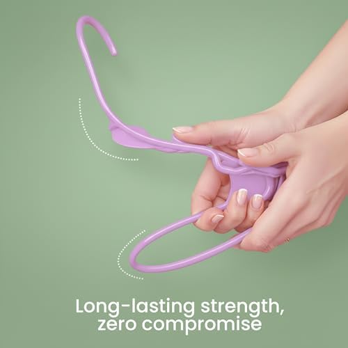 Utopia Home Plastic Hangers 50 Pack – Space Saving Clothes Hanger Pink | Durable & strong | Closet organizer & storage | Ideal for apartments, dorms & stocking stuffers - Image 4