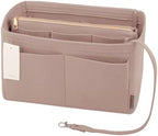 ZTUJO Purse Organizer Insert, Felt Bag Organizer with Metal Zipper, Handbag & Tote Shaper, For Speedy Neverfull Tote, 7 Sizes by ZTUJO