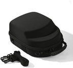 Black Hat Travel Case,Hat Case for Baseball Caps with Carry Handle and Adjustable Shoulder Strap Travel Hat Box for Travel and Home Storage by Hzjyw