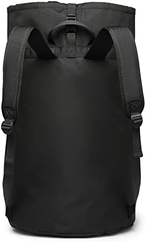 laundry bag backpack,extra-large heavy duty laundry bags,laundry backpack for college students,drawstring closure (Black Laundry Backpack Bag) - Image 5