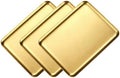 3 Pack Small Gold Tray, 8x6 Inch Stainless Steel Dish by VCREATC-VCREATEFORCUSTOMER