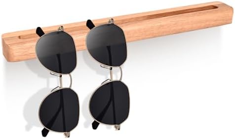 Sunglass Organizer Wall Mounted, Wooden Sunglass Holder for Wall by Unknown