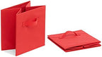 Amazon Basics Cube Organizer Storage Bins Handles, Collapsible Fabric, 10.5"x10.5"x11", Red (Pack of 30) - Image 4