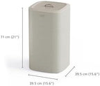 Joseph Joseph Tota One 60L/15.85 gallon Laundry Basket, Removable Washing Bag with handles, Perfect for Bedroom & Bathroom, Ecru - Image 3