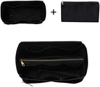 ZTUJO Purse Organizer Insert, Felt Bag Organizer with Metal Zipper, Handbag & Tote Shaper, For Speedy Neverfull Tote, 7 Sizes - Image 5