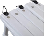 WEBI Accordion Wall Hanger,Expandable Wooden Coat Rack,Accordion Hat Rack for Wall for Hats,Caps,16 Peg Hooks,White,2 Packs - Image 3