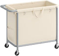 SONGMICS Laundry Basket with Wheels, 1-Section, 47.6 Gallons (180 L) by Unknown