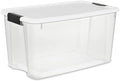 Sterilite 20-Pack Ultra Latching Box, Storage Bins with Lids, Clear Plastic, 70 Quart - Heavy-Duty Organizing Containers for Closet, Bathroom, and Office by Sterilite