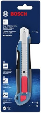 BOSCH H11-12100-1 18mm Snap-Off Utility Knife | Soft Grip, Slider Mechanism, and Integrated Blade Snap - Image 3