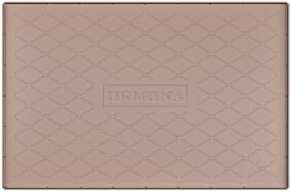 URMONA Under Sink Mat 34 x 19 in, Waterproof Silicone Cabinet Protector by URMONA