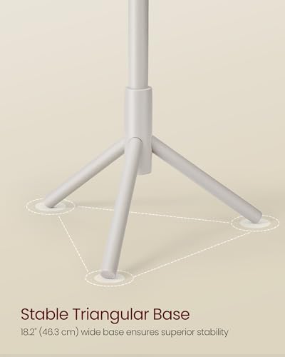 VASAGLE Solid Wood Coat Rack, Free Standing, Tree-Shaped, with 8 Hooks - Image 4
