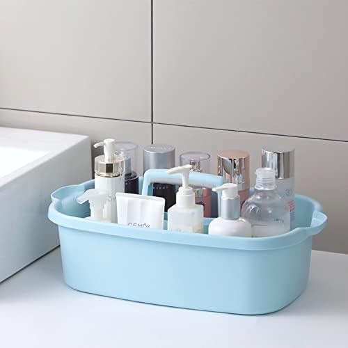 JiatuA Large Cleaning Supplies Caddy Portable Shower Caddy Basket Blue - Image 6