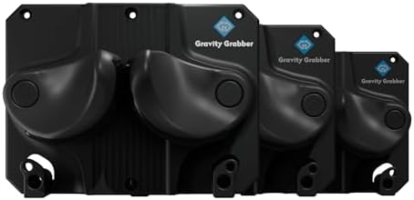 Gravity Grabber Ultimate Ski & Snowboard Wall Storage Rack - Fits any Ski or Snowboard - Save Your Rocker, Tips and Tails - Damage-free - 3x - Black by GravityGrabber