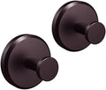 HOME SO Suction Cup Hooks for Shower & Bathroom Towel Holder 2-Pack Bronze by HOMESO