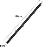 Hockey Hanger Portable Hanging Dryig Rack Hockey Gifts for Home and Outdoor Using in Ice Hockey Skating Football Camping Fishing 5 Hooks (Black) - Image 2