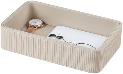 Small Valet Tray Key Bowl Nightstand Organizer Bedside CatchallTray by Cretkhp