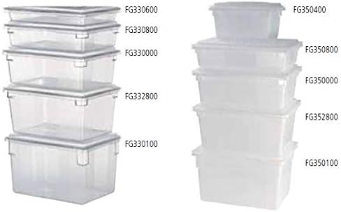 Rubbermaid Commercial Products Food Storage Box, 2.75 Gallon Capacity, White, for Restaurant/Kitchen/Cafeteria - Image 2