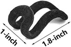 WARMBUY Velvet Cascading Hanger Connector Hooks Organizer, Black, 40 Pack - Image 2