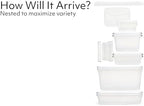 Rubbermaid Cleverstore Clear Dorm Variety 16-Pack, Made in USA, Stackable Large Clear Storage Bins with Lids, See-Through Plastic Storage, with Latching Lids, BPA-Free - Image 3