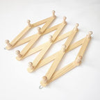 AMAPON Accordion Wall Hanger Expandable Coat Hat Rack13 Peg Hook 2 Pack - Image 3
