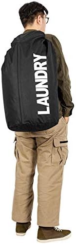 WOWLIVE Backpack Laundry Bag for College, Collapsible Hampers for Laundry - Image 7
