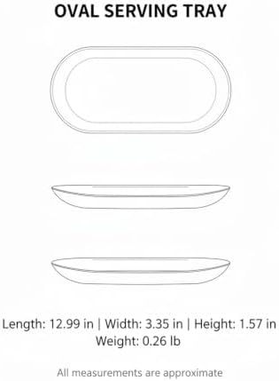 Oval Serving Tray, Stainless Steel Catchall for Keys Jewelry Snacks, Decorative Organizer for Vanity Entryway (1 PC) - Image 7