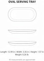 Oval Serving Tray, Stainless Steel Catchall for Keys Jewelry Snacks, Decorative Organizer for Vanity Entryway (1 PC) - Image 7