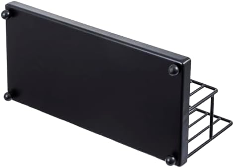 MyGift Industrial Matte Black Metal Wire Tabletop Mail Holder and Pen Storage Tray, Home Office Desk Accessories Organizer with Letter Card Envelope Rack - Image 7