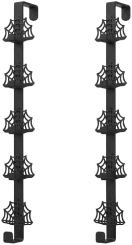 Novabright 2 Pcs Spider Web Over Door Metal Hooks Coat Hanger Organizer by Unknown