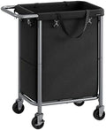 SONGMICS Laundry Basket with Wheels, 1-Section, 23.8 Gallons (90 L) by Unknown