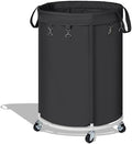 150L Large Capacity Rolling Laundry Basket Hamper with Wheels, Clothes hamper and Removable Bag for Home, Laundry Room, Bedroom, Bathroom, Apartment, Dorm by Nyamofly