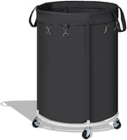 150L Large Capacity Rolling Laundry Basket Hamper with Wheels, Clothes hamper and Removable Bag for Home, Laundry Room, Bedroom, Bathroom, Apartment, Dorm by Nyamofly