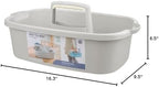 Large Cleaning Supplies Caddy Portable Shower Caddy Basket Light Grey - Image 6