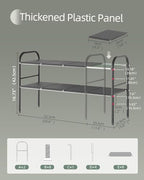 Under Sink Organizers and Storage,Expandable under cabinet organizer Shelf - Image 3