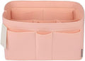 ZTUJO Purse Organizer Insert, Felt Bag Organizer For Handbag Purse Organizer,13 Colors, 6 Size (Small, Brush Pink) by ZTUJO