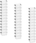 Superio 1.05 Quart Mini Clear Plastic Storage Container with Lid, Stackable Small Organizer Box for Crayons, Art Supplies, Beads, Sewing, Stationery & Food Storage, 36 Pack by Superio
