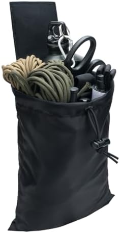 IDOGEAR Sports MOLLE Folding Dump Pouch Utility Tool Pouch Roll Up Quick-Release Magazine Waist Pouch Compact Storage for Outdoor Airsoft Paintball - Image 4