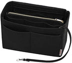 ZTUJO Purse Organizer Insert, Felt Bag Organizer with Metal Zipper, Handbag & Tote Shaper, For Speedy Neverfull Tote, 7 Sizes by ZTUJO