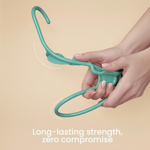 Utopia Home Plastic Hangers 30 Pack – Space Saving Clothes Hanger Aqua | Durable & strong | Closet organizer & storage | Ideal for apartments, dorms & stocking stuffers - Image 4