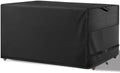 Patio Coffee Table Cover, Black, 48" L x 26" W x 18" H by Wnanan