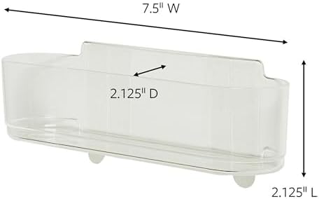 Command Clear Medium Caddy with Clear Strips, 1 Caddy, 4 Strips - Image 2