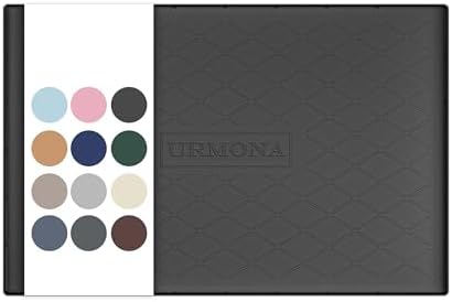 URMONA Under Sink Mat 34 x 19 in, Waterproof Silicone Cabinet Protector by URMONA