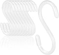 DINGEE White S Hooks, 3 Inch Vinyl Coated S Hook for Hanging Plants,10 Pack Non Slip Heavy Duty Small Rubber Coated Closet S Hook for Hanging Jeans Plants Jewelry Pot Pan Cups Towels by DINGEEUtilityHook